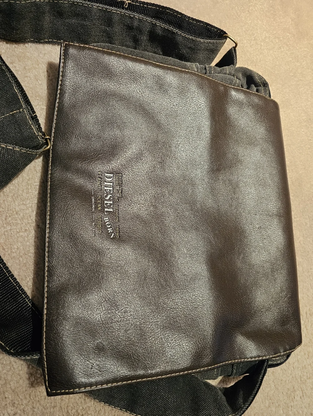 Vintage DIESEL Born Messenger Bag OS Unisex